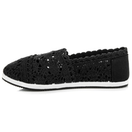 Seastar Pantofi din Dantela Neagra negru 2