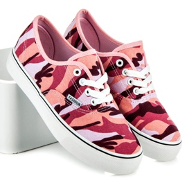 L&H Tenisi Camo cu șireturi multicolor 1