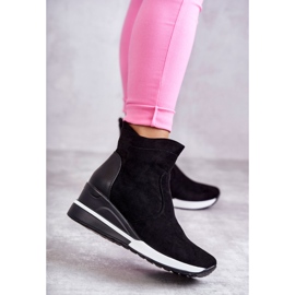 Vinceza Pantofi negri Rita Wedge negru 1
