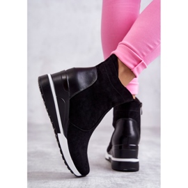 Vinceza Pantofi negri Rita Wedge negru 2
