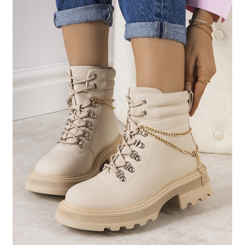 Cizme de drumeție de damă bej Zezig 1 Cizme de drumeție de damă bej Zezig 1