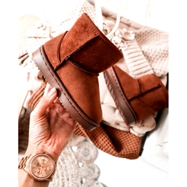 FR1 Cizme calde pentru copii Cizme de zăpadă Maro Gooby 1