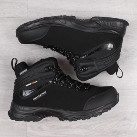 Pantofi de trekking impermeabili pentru bărbați Black American Club negru 1