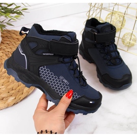 American Club Cizme de zăpadă americane bleumarin impermeabile pentru băieți albastru 1 American Club Cizme de zăpadă americane bleumarin impermeabile pentru băieți albastru 1