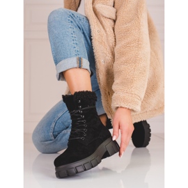 Lucrători negri izolați Shelovet pentru femei negru 2