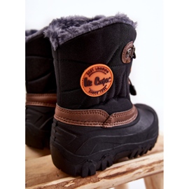 Cizme de zăpadă izolate pentru copii negre Lee Cooper LCJ-21-44-0524 negru 1