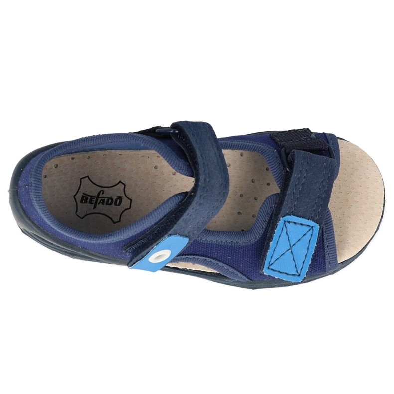 Pantofi copii Befado pu 065P170 albastru marin albastru 4