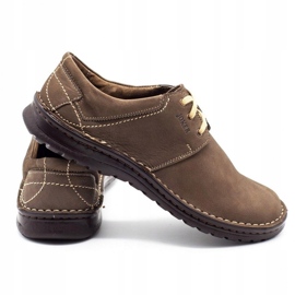 Joker Încălțăminte din piele pentru bărbați 229 olive multicolor kaki 3