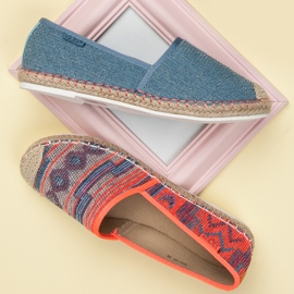 Vices Espadrile cu model albastru 4