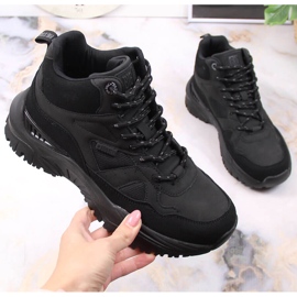 Black Big Star KK274356 cizme sport de damă negre cu platformă negru 1 Black Big Star KK274356 cizme sport de damă negre cu platformă negru 1