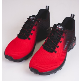 Pantofi sport DK pentru bărbați, negri și roșii negru roșu 1 Pantofi sport DK pentru bărbați, negri și roșii negru roșu 1