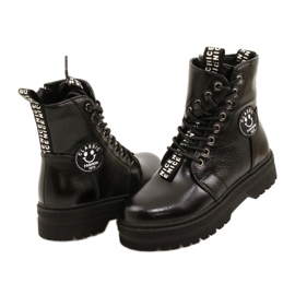 Imprimare Cizme la modă Pe Slider Miss Evento 22DZ23-5257 negru 3