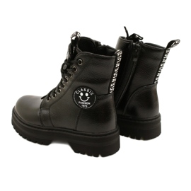 Imprimare Cizme la modă Pe Slider Miss Evento 22DZ23-5257 negru 4