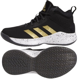 Pantofi de baschet Adidas Cross Em Up 5 K Wide GX4790 negru negru 1