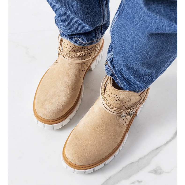 BM Cizme Langridge bej 1