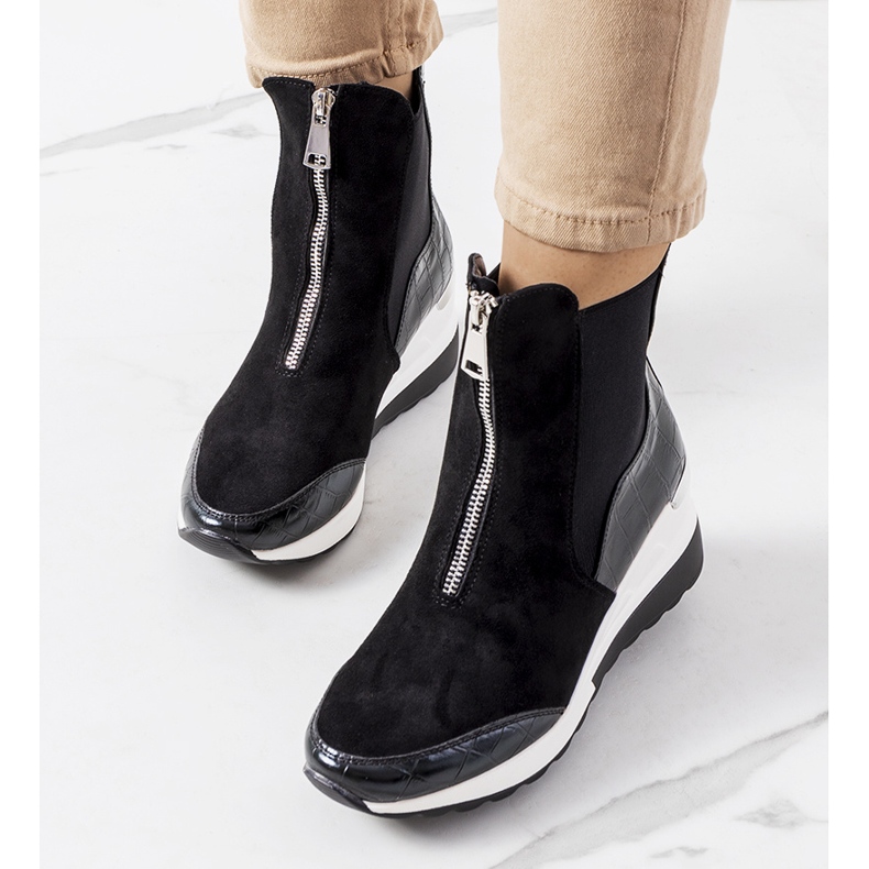 PA1 Tenisi negri pe pană Triaca negru 2 PA1 Tenisi negri pe pană Triaca negru 2