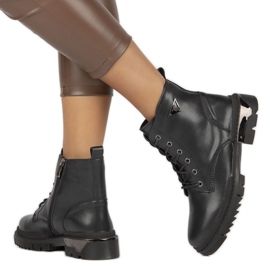 Cizme izolate piele Filippo W PAW377B negru 4