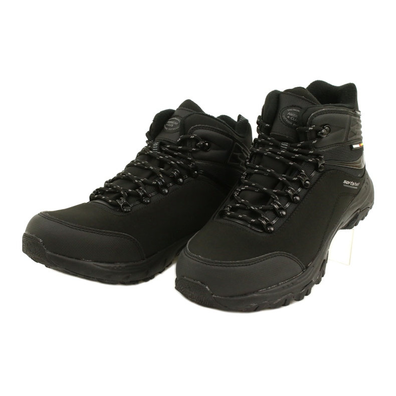 American Club Pantofi americani de iarnă pentru trekking Softhell WT53 Black negru 3