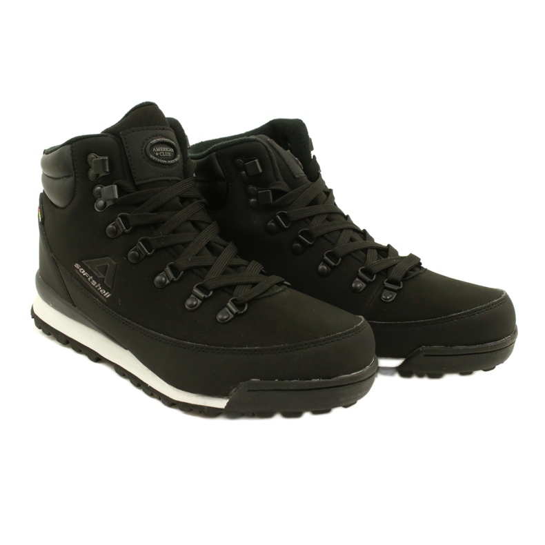 American Club Cizme americane de trekking de iarna cu membrana WT61 Black negru 4