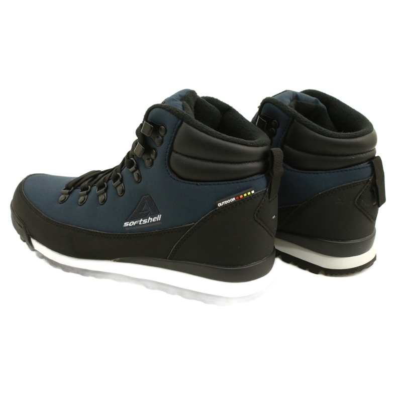 American Club Cizme americane de trekking de iarna cu membrana WT61.Albastru marin negru 3