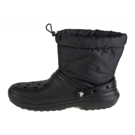 Cizme Crocs Classic Lined Neo Puff 206630-060 negru 1