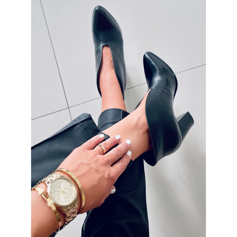 PA1 Decupați tocuri înalte Doris Black negru 2 PA1 Decupați tocuri înalte Doris Black negru 2