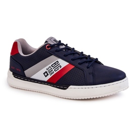 Pantofi sport clasici pentru bărbați Memory Foam Big Star KK174058 Bleumarin albastru 1