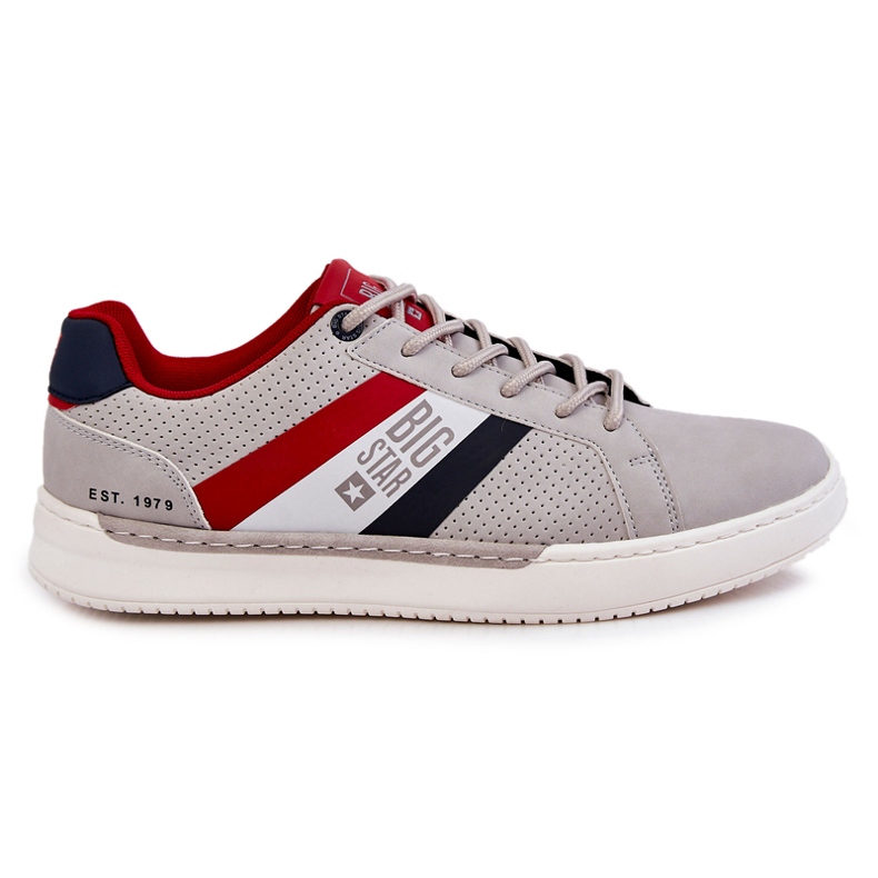 Pantofi sport clasici pentru bărbați Memory Foam Big Star KK174056 Gri 1