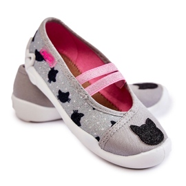 BEFADO S.A. Papuci Pisicuței Balerina Befado 116X302 Gri 1