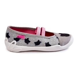BEFADO S.A. Papuci Pisicuței Balerina Befado 116X302 Gri 2