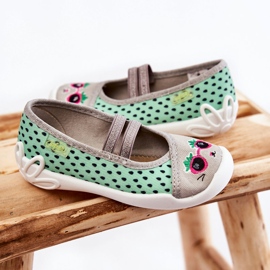 BEFADO S.A. Papuci Pisicuței Balerina Befado 116X304 Verde-Gri 2