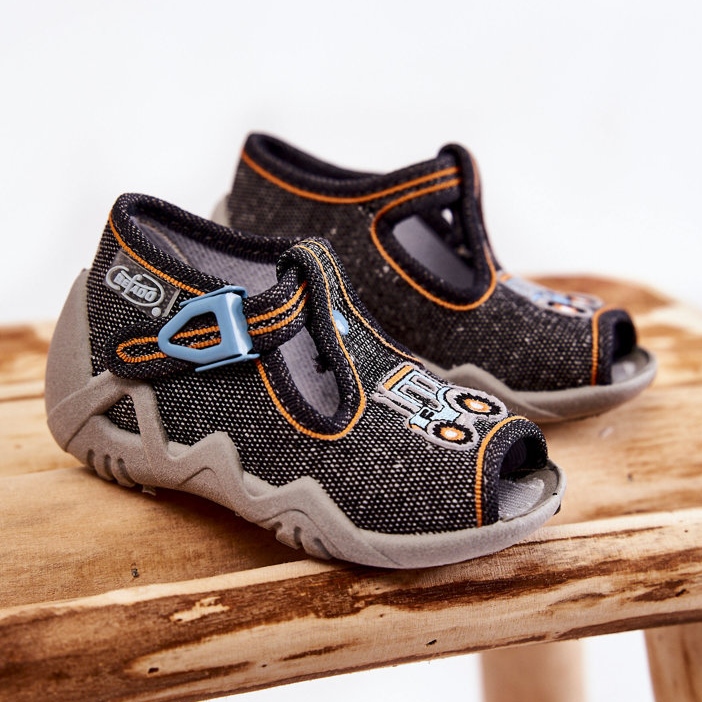 BEFADO S.A. Sandale Copii Papcie Befado Tractor 217P111 Gri Inchis 1