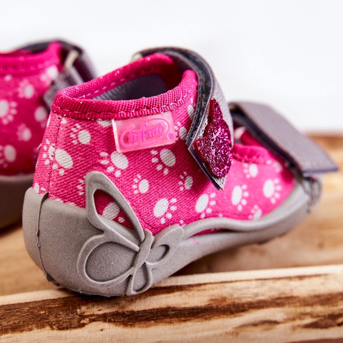 BEFADO S.A. Sandale Papuci Befado Velcro Paws 242P108 Roz 2