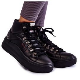 Pantofi de damă înalți Cross Jeans KK2R4029C Negru 9