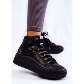 Pantofi de damă înalți Cross Jeans KK2R4029C Negru 4