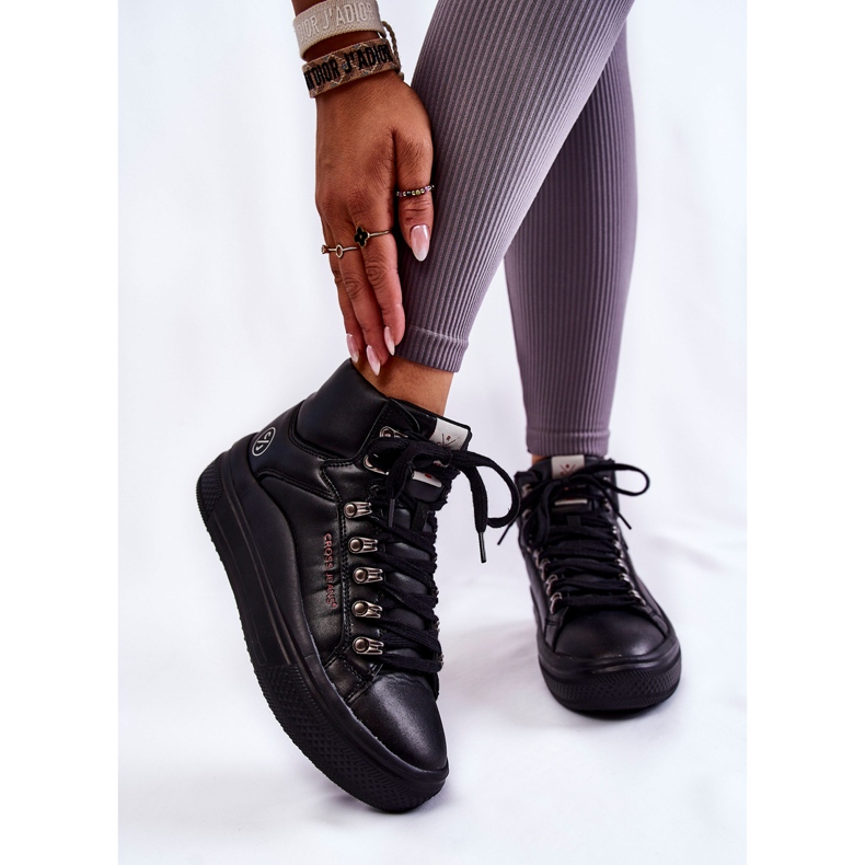 Pantofi de damă înalți Cross Jeans KK2R4029C Negru 1