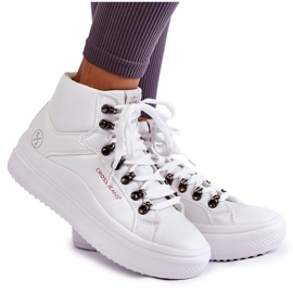 Pantofi de damă înalți Cross Jeans KK2R4028C Alb 8