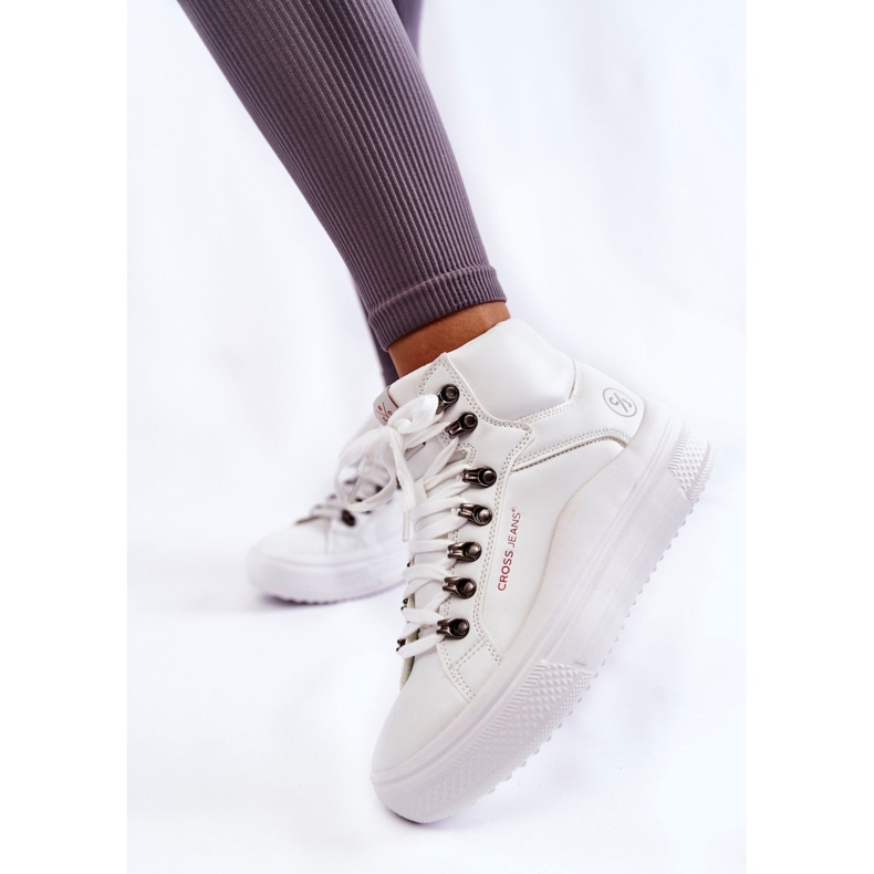 Pantofi de damă înalți Cross Jeans KK2R4028C Alb 1