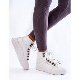 Pantofi de damă înalți Cross Jeans KK2R4028C Alb 5