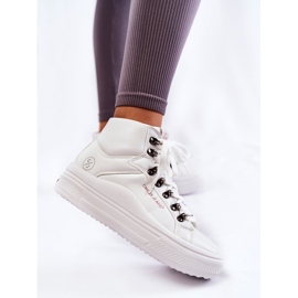 Pantofi de damă înalți Cross Jeans KK2R4028C Alb 4