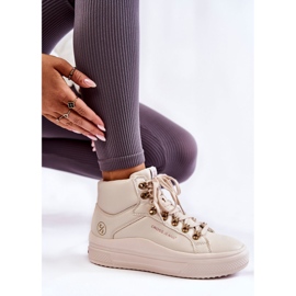 Pantofi de damă înalți Cross Jeans KK2R4027C Bej 5