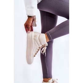Pantofi de damă înalți Cross Jeans KK2R4027C Bej 4