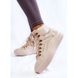 Pantofi de damă înalți Cross Jeans KK2R4027C Bej 3