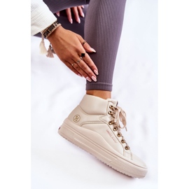 Pantofi de damă înalți Cross Jeans KK2R4027C Bej 8