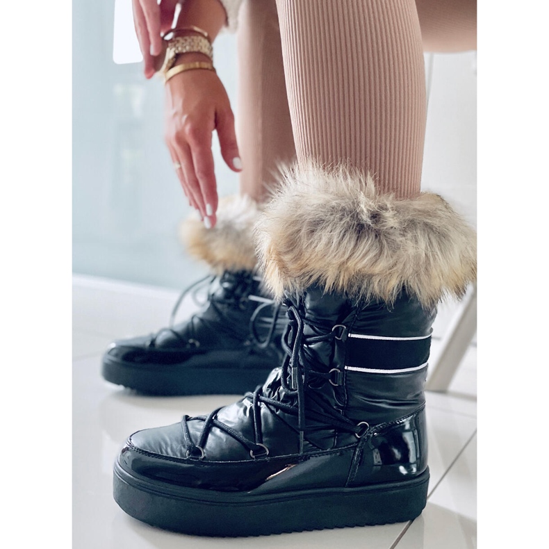 BM Cizme de zăpadă damă Amerie Black negru 2