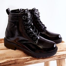 Cizme Călduțe Lăcuite Copii Big Star II374045 Negru 1