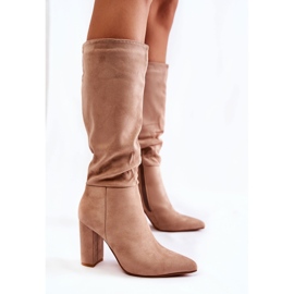 PG1 Slip On Tocuri Înalte Bej Miriam 6