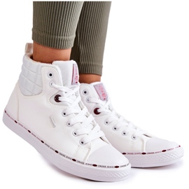 Pantofi de damă înalți Cross Jeans KK2R4060C Alb 9