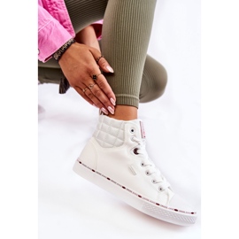 Pantofi de damă înalți Cross Jeans KK2R4060C Alb 4