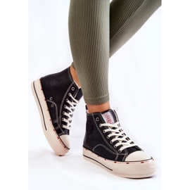 Pantofi de damă înalți Cross Jeans KK2R4042C Negru 7